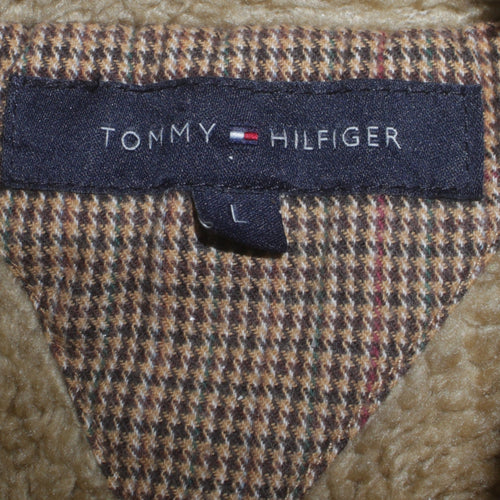 Tommy Hilfiger Men's Blue Full Zip Fleece Lined Hoodie Size L
