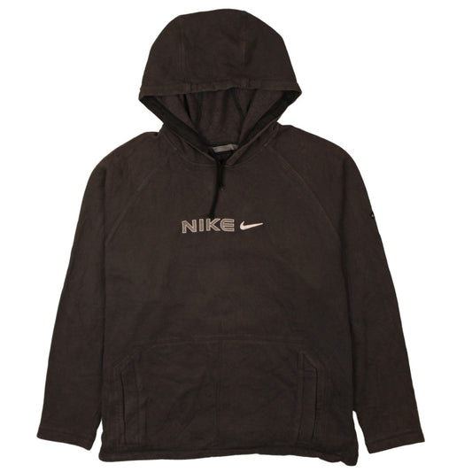 Nike Mens Black XL Pullover Hoodie Sweatshirt with Logo Embroidery