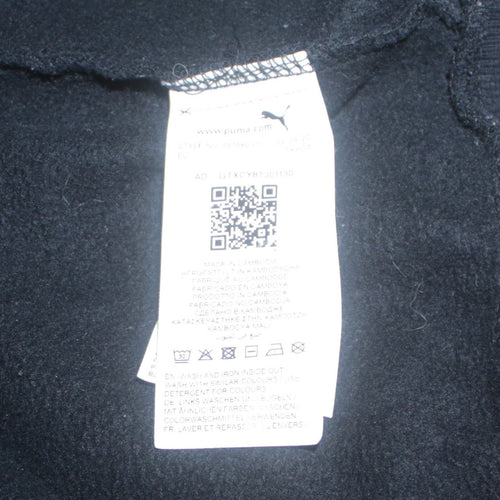 Puma Men's Black XL Pullover Hoodie with Logo Front