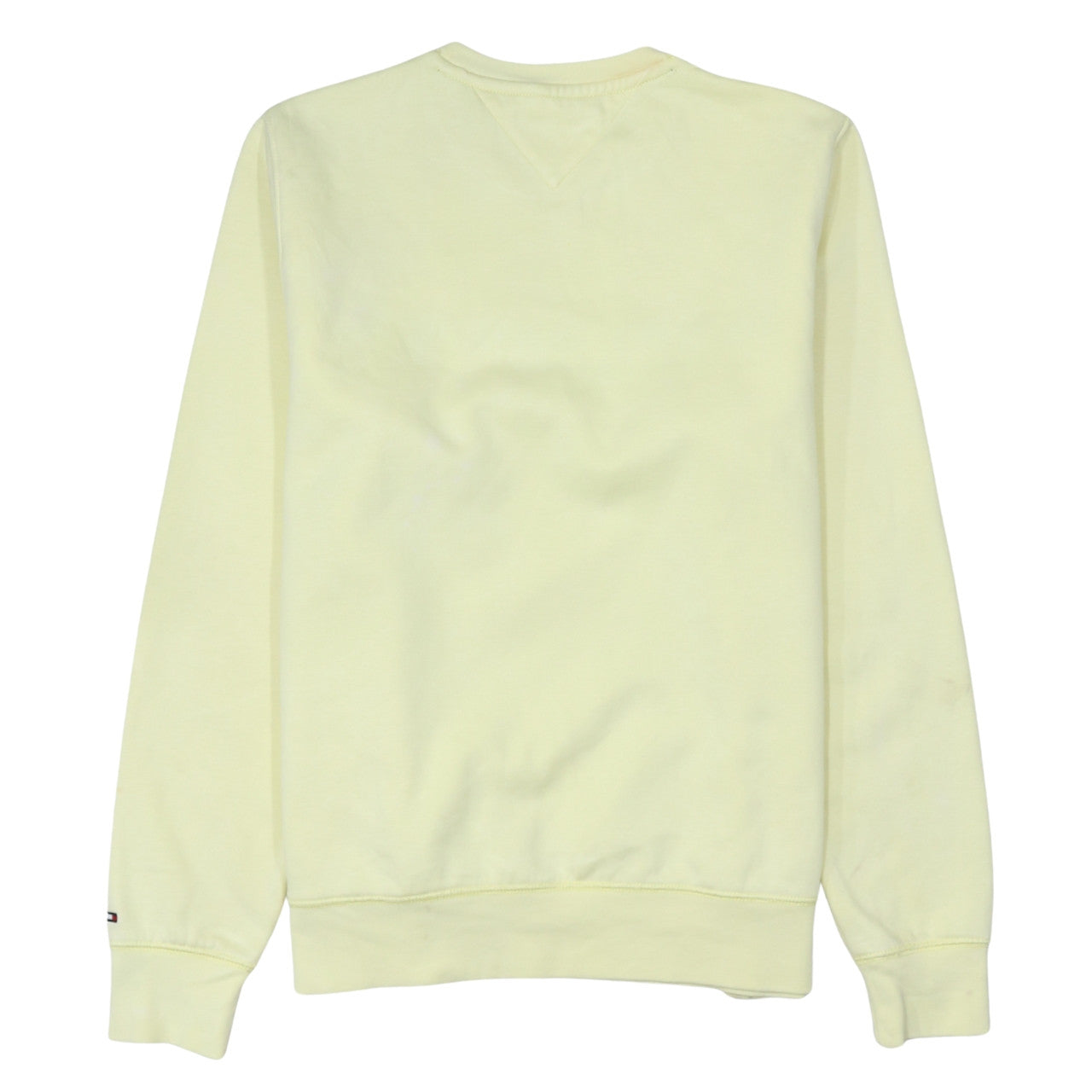 Tommy Hilfiger Men Yellow Logo Pullover Sweatshirt M