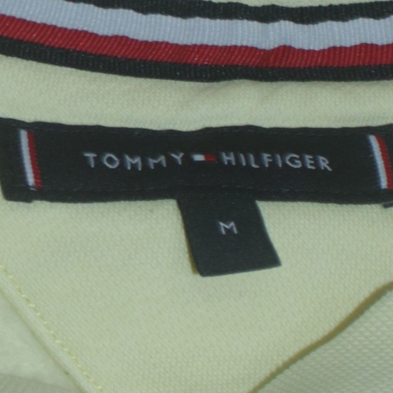 Tommy Hilfiger Men Yellow Logo Pullover Sweatshirt M