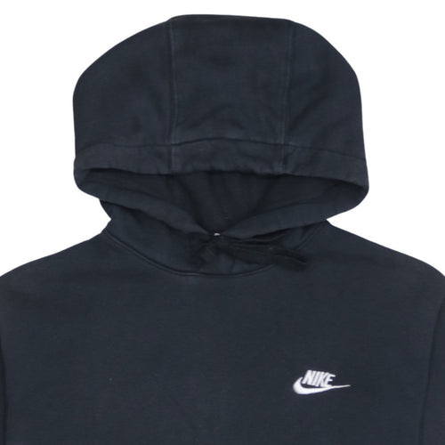 Nike Men's Black Pullover Fleece Hoodie Size S Regular Fit