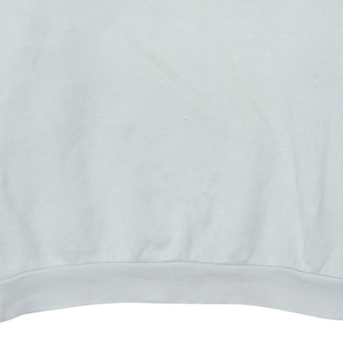 Fila Men's Grey V-Neck Pullover Sweatshirt M Classic Sportswear
