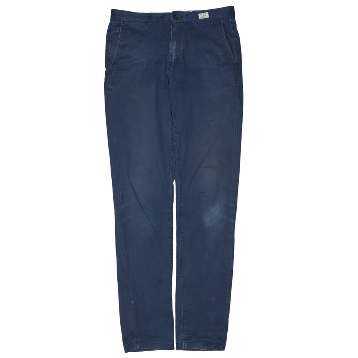Tommy Hilfiger Men Blue Chino Trousers 31/34 Regular Fit