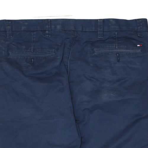 Tommy Hilfiger Men Blue Chino Trousers 31/34 Regular Fit