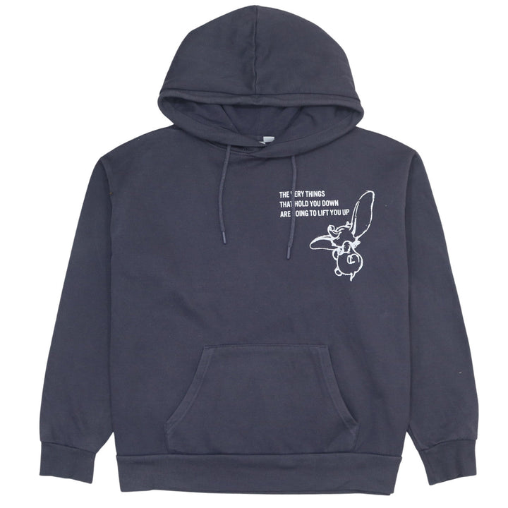 Disney Women’s Navy Dumbo Hoodie Size L 14/16 Pullover Graphic