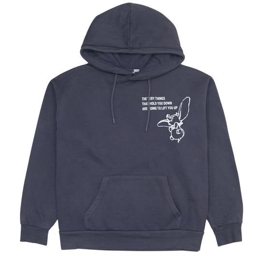 Disney Women’s Navy Dumbo Hoodie Size L 14/16 Pullover Graphic