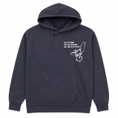 Disney Women’s Navy Dumbo Hoodie Size L 14/16 Pullover Graphic