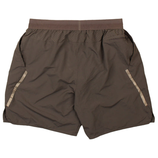 Nike Men's Brown Dri-FIT Running Athletic Shorts Medium