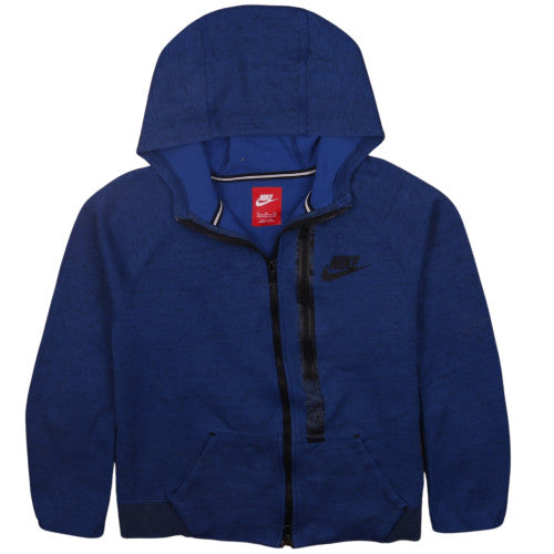 Nike Boys Blue Full Zip Hoodie XL 13-15 Years Hooded Sweatshirt
