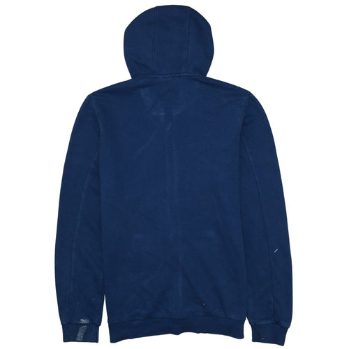 Adidas Men's Blue Full Zip Hoodie Size M Sports Fleece