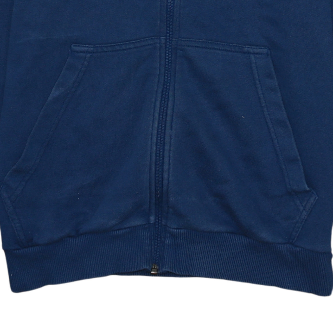 Adidas Men's Blue Full Zip Hoodie Size M Sports Fleece