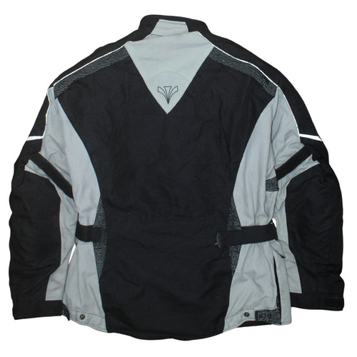 A-Pro Men's Black Motorcycle Jacket L Water Resistant Windproof