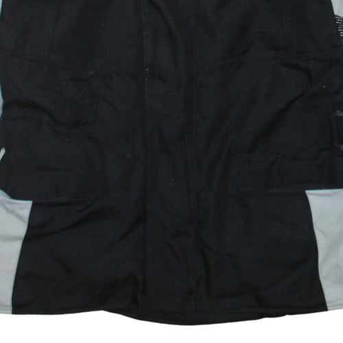 A-Pro Men's Black Motorcycle Jacket L Water Resistant Windproof