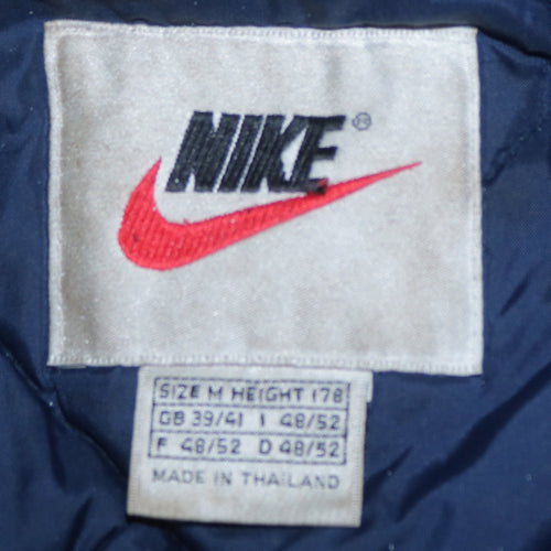 Nike Men's Blue Hooded Parka Jacket Size M Regular Fit