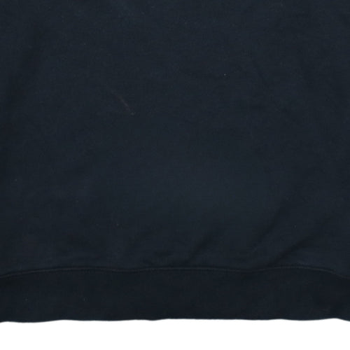 Adidas Women Black Crew Neck Cotton Sweatshirt UK 12