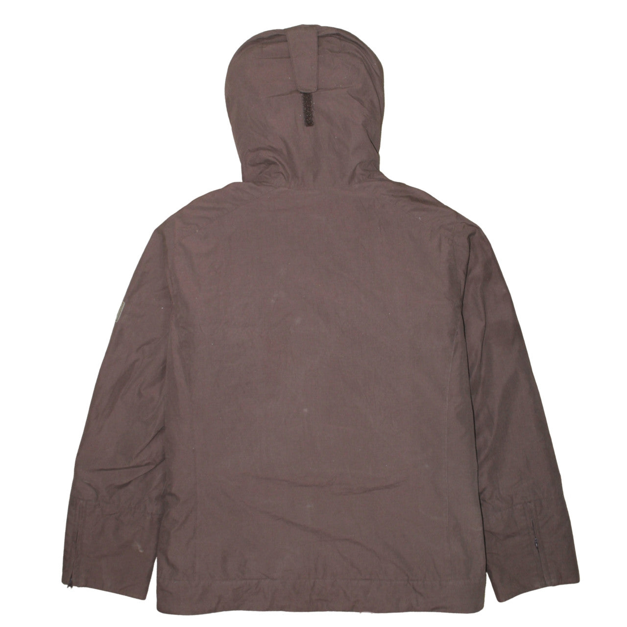Jack Wolfskin Women Brown Hooded Parka Jacket Size 18 Waterproof