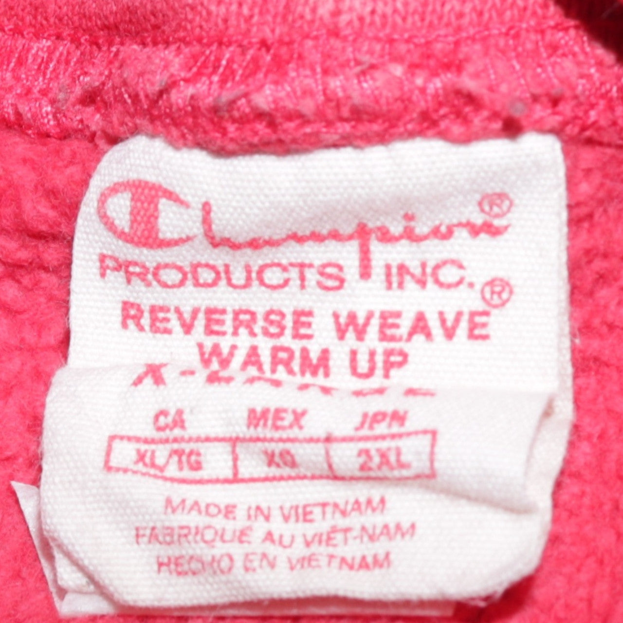 Champion Men's Red XL Pullover Hoodie Reverse Weave Fleece