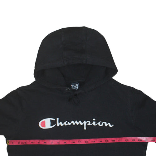 Champion Men's Black Medium Pullover Hoodie Sweatshirt