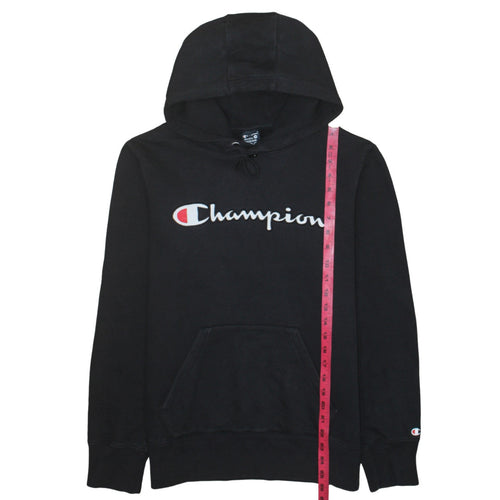 Champion Men's Black Medium Pullover Hoodie Sweatshirt