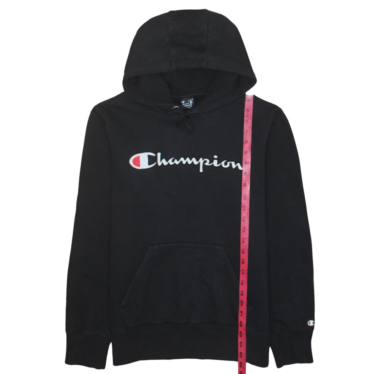 Champion Men's Black Medium Pullover Hoodie Sweatshirt