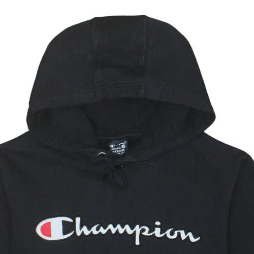 Champion Men's Black Medium Pullover Hoodie Sweatshirt