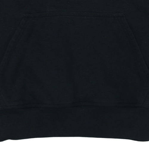 Champion Men's Black Pullover Hoodie M Regular Fit Fleece
