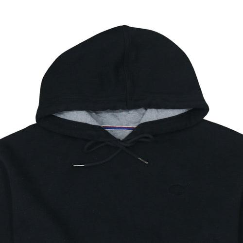 Champion Men's Black Pullover Hoodie M Regular Fit Fleece