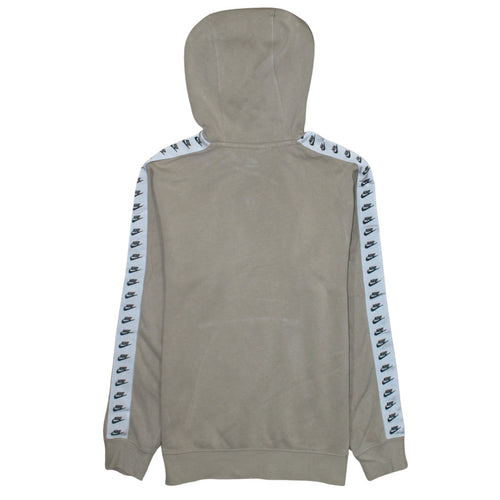 Nike Men's Beige Pullover Hoodie XS Logo Fleece Sweatshirt
