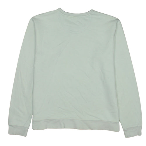Nike Women Beige Crew Neck Long Sleeve Pullover Sweatshirt L