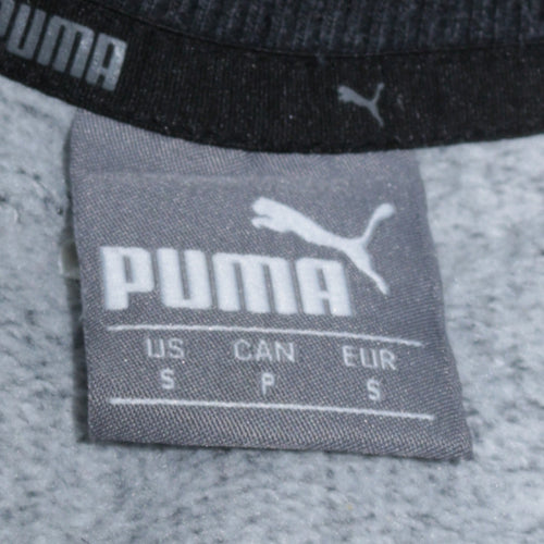 Puma Men’s Black Crew Neck Fleece Sweatshirt Size S