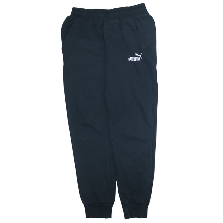 Puma Men's Black Sweatpants Small Regular Fit Casual Tapered Trousers