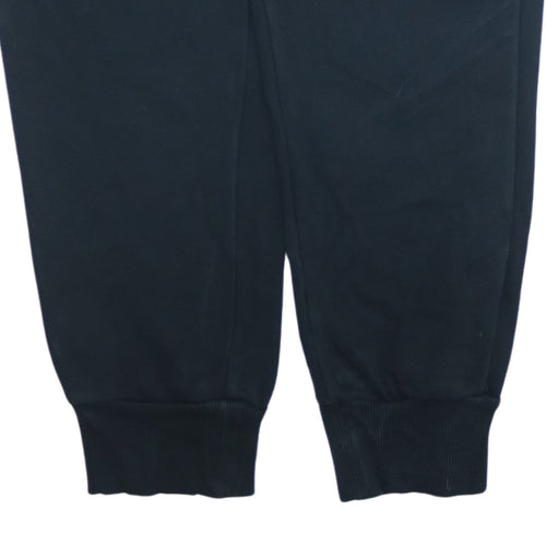 Puma Men's Black Sweatpants Small Regular Fit Casual Tapered Trousers