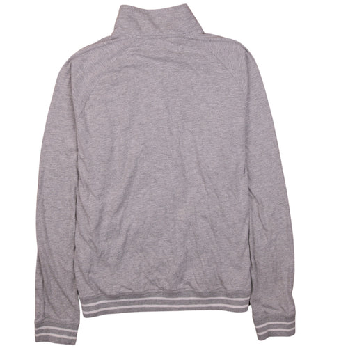Kappa Men's Grey Red Full Zip Sports Sweatshirt Size L
