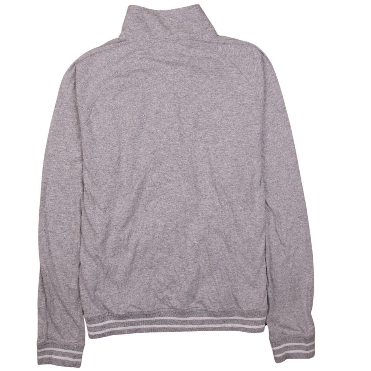 Kappa Men's Grey Red Full Zip Sports Sweatshirt Size L