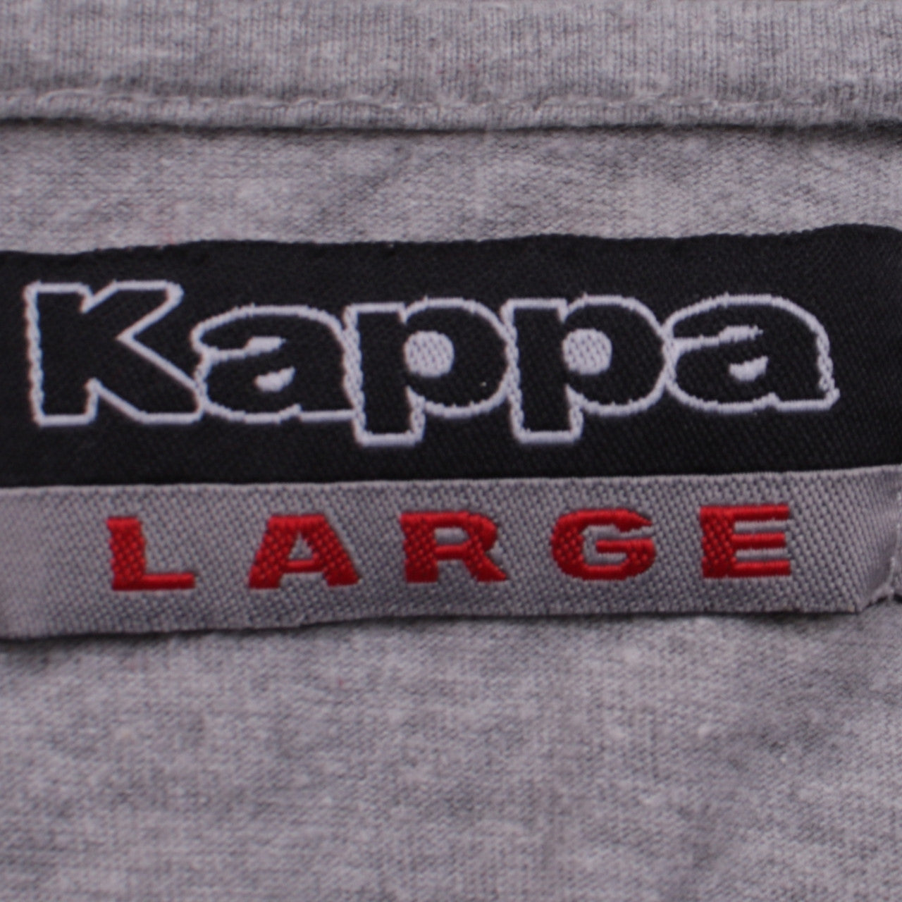 Kappa Men's Grey Red Full Zip Sports Sweatshirt Size L