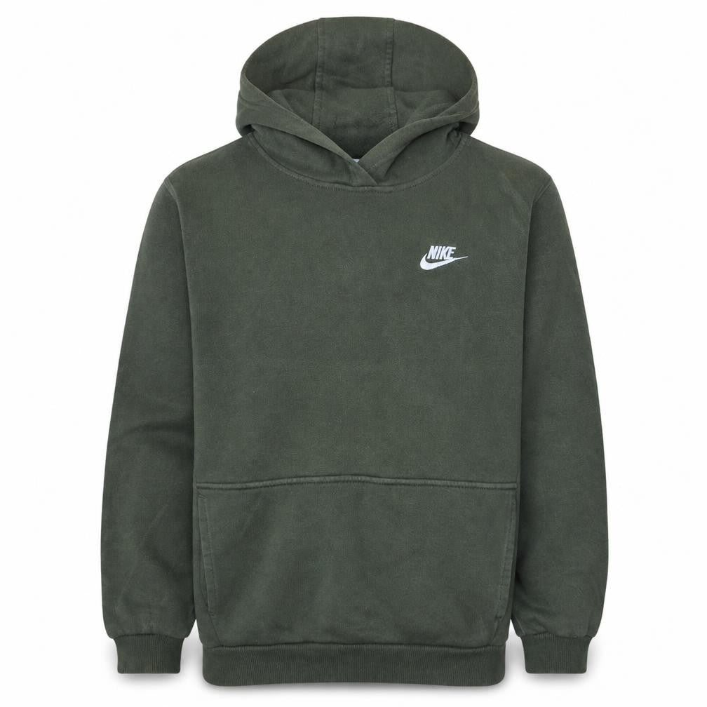 Nike Boys Green Pullover Hoodie XL 158-170cm Cotton Blend Sweatshirt