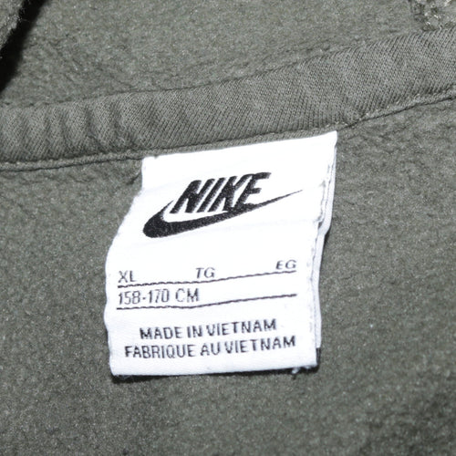 Nike Boys Green Pullover Hoodie XL 158-170cm Cotton Blend Sweatshirt