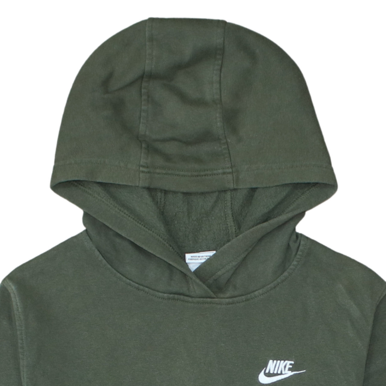 Nike Boys Green Pullover Hoodie XL 158-170cm Cotton Blend Sweatshirt