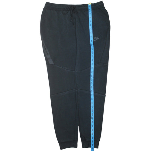 Nike Men's Black Fleece Jogger Trousers L Regular Fit