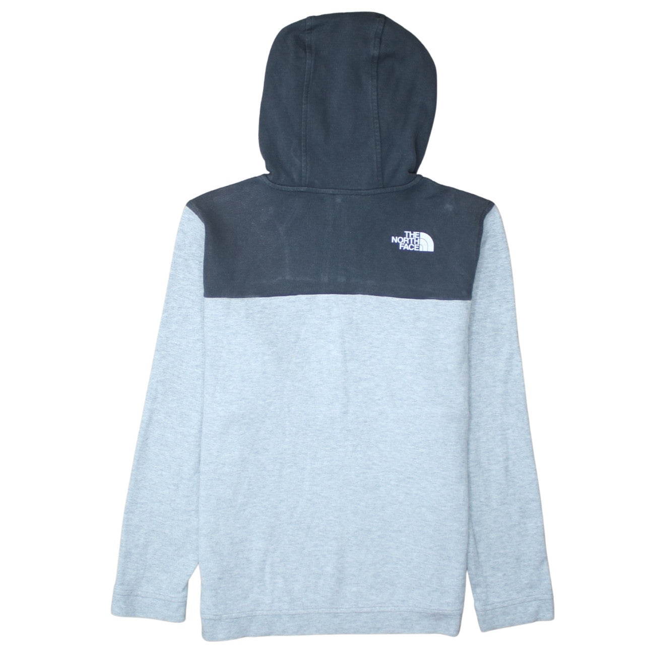 The North Face Boys Grey Colourblock Half Zip Hoodie XL