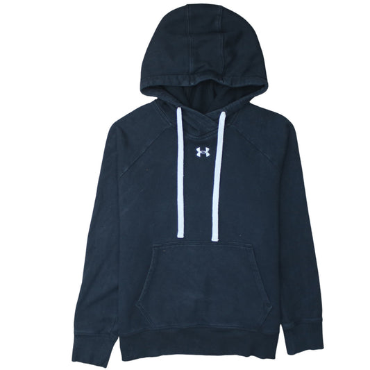 Under Armour Men's Black Small Loose Fit Pullover Hoodie