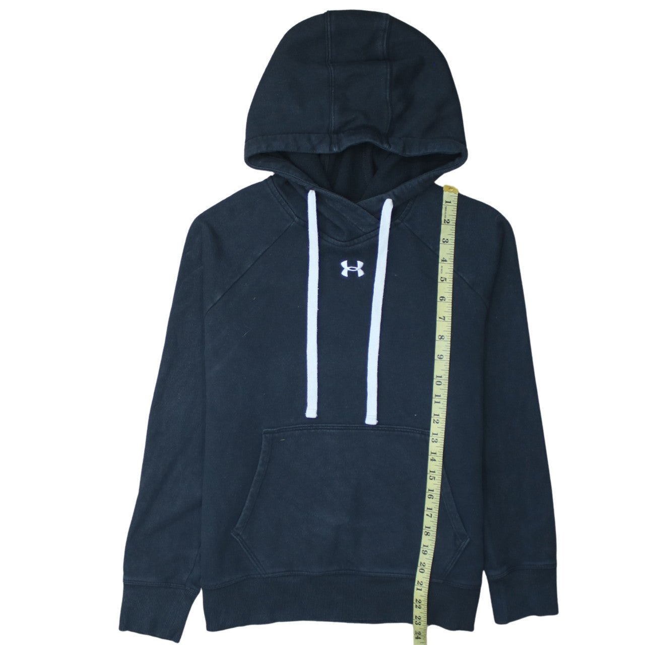 Under Armour Men's Black Small Loose Fit Pullover Hoodie