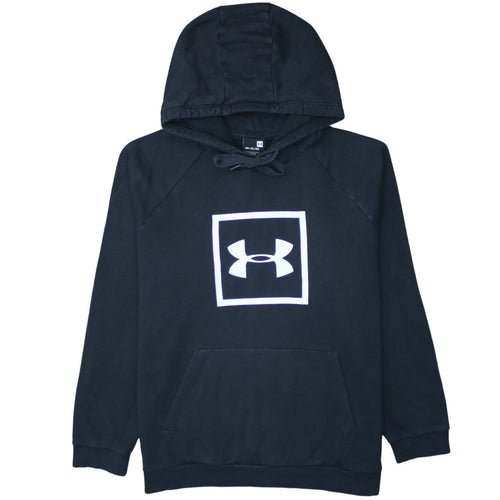 Under Armour Men's Black XL Pullover Hoodie Logo Fleece Sweatshirt