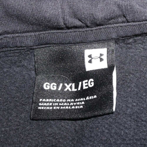 Under Armour Men's Black XL Pullover Hoodie Logo Fleece Sweatshirt