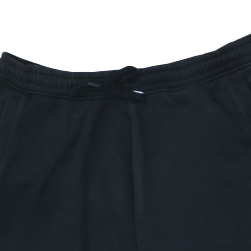 Puma Men’s Black XL Sweat Shorts with Drawstring and Pockets