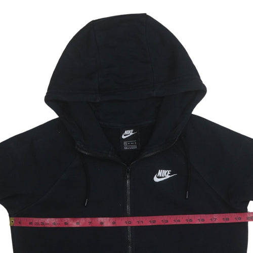 Nike Men's Black XS Full Zip Hoodie Sweatshirt Logo Fleece
