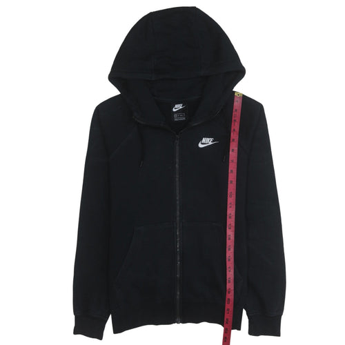 Nike Men's Black XS Full Zip Hoodie Sweatshirt Logo Fleece