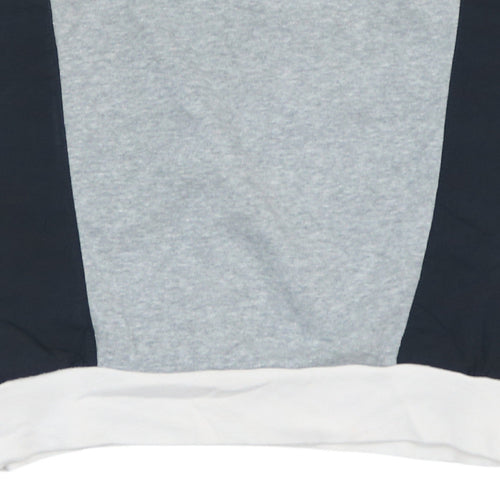 Nike Men's Grey & White Logo Pullover Sweatshirt Size S