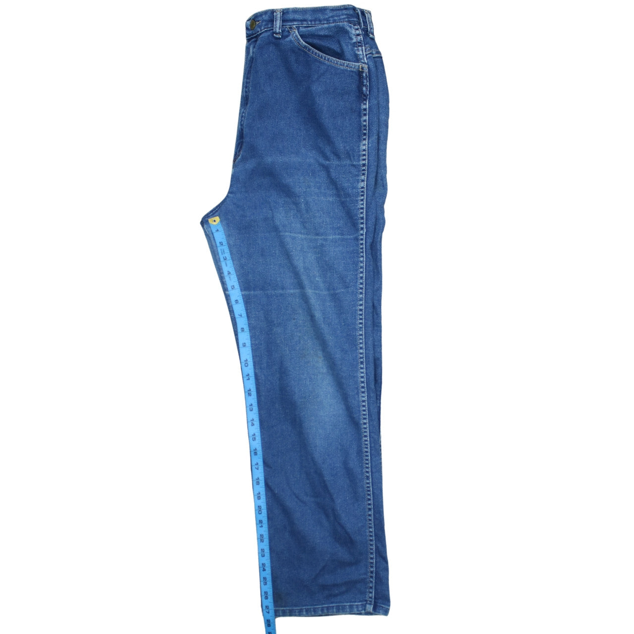 Wrangler Womens Blue Wide-Leg High Rise Jeans Size 14 Regular Fit